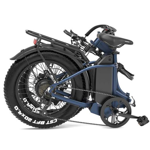 TOUROLL S2 Folding Fat Tire Electric Bike