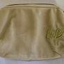 Cream Luxury Velvet Cosmetics Bag Image 3