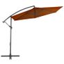Cantilever Umbrella  Cantilever Umbrella with Aluminium Pole Terracotta 300 cm Image 8