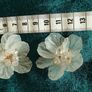 Delicate flower earrings. Image 8