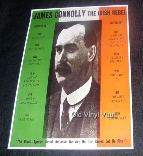 James Connolly The Irish Rebel Commemorative Print A3 size