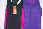 2 sports vest, one brand NEW with tags, size 8