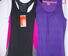 2 sports vest, one brand NEW with tags, size 8