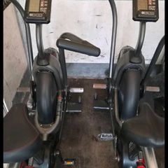 Assault bikes with monitors