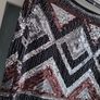 H&M silver, black and bronze sparkly skirt Sz 42 (Fit 12-14UK) Image 2
