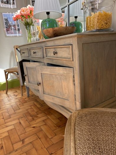 Beautiful Solid Wood Antique French Style Sideboard