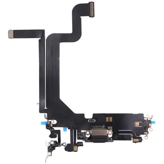 For Apple iPhone 14 Pro Max Charging Port Flex Cable Replacement - Black