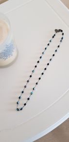 M&S Black Beaded Necklace