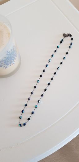 M&S Black Beaded Necklace