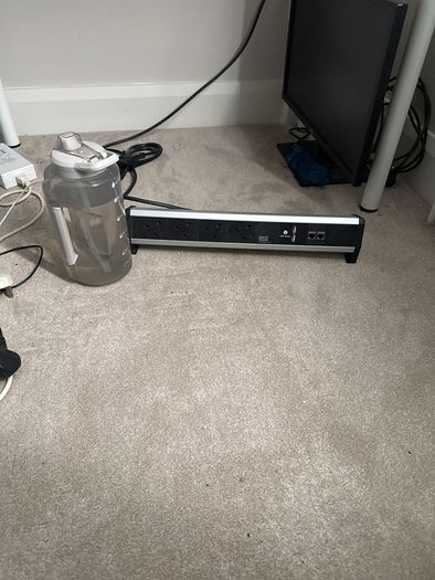 Lg 34 inch ulta wide monitor. With table included.and BachMann extension adapter.