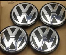 Volkswagen alloy center caps 65mm Passat golf