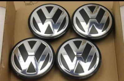 Volkswagen alloy center caps 65mm Passat golf