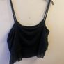 Black lacy crop top (size 16) Image 6