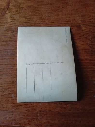 Vintage 3D Lunar Landing Postcard