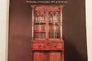 Christie's South Kensington auction sales room catalog "Decorative Objects &amp; Furniture" 19th November  1997