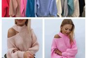 Sweater with chocker