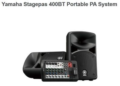 Yamaha Stagepas 400BT Portable PA System