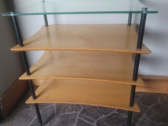 Quadraspire Q4 HiFi Rack 4 Tier with Glass Top