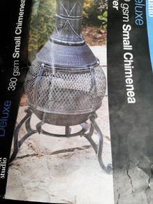 New heavy chimenea cover
