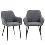 Mid-Century Dining Chairs, Dark Grey Image 10