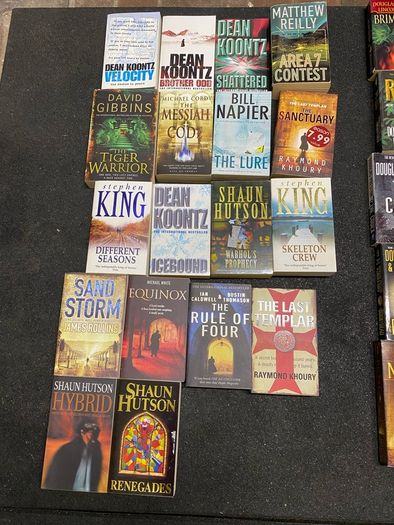 book collection ( mostly fiction 80 books)