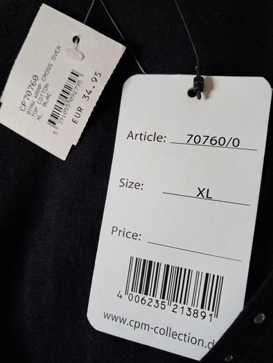 Brand new with tags crossover dressy top