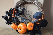 Halloween Pumpkin wreath TKmaxx