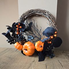Halloween Pumpkin wreath TKmaxx