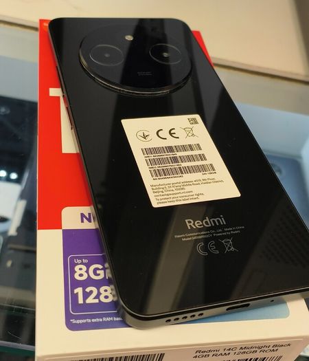 Xiaomi Redmi 14C 4G 8GB/128GB Black (Midnight Black) Dual SIM Unlocked Like New