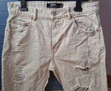 mans denim pull and bear shorts size m