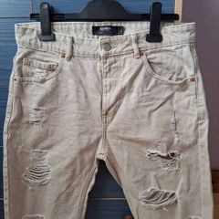 mans denim pull and bear shorts size m