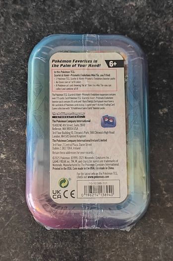 FREE Tracked Shipping. Pokemon Prismatic Evolutions Mini Tin