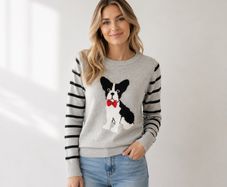 Ladies Doggy Jumper: Size 8