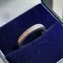 White Gold Wedding Band / Eternity Ring Image 2