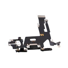 For Apple iPhone 11 Charging Port Connector Flex Cable Replacement Mic Black New - FHT14IPCP