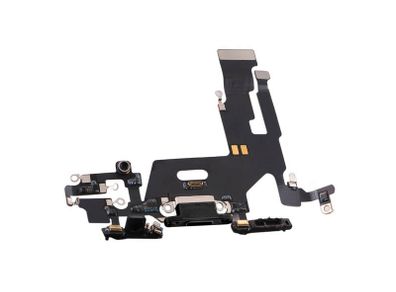 For Apple iPhone 11 Charging Port Connector Flex Cable Replacement Mic Black New - FHT14IPCP