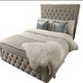 Dark grey Hilton Bed Frame with Mattresses Image 2