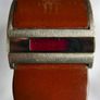 Vintage Unusual Fenchurch Digital Red LED Wristwatch, Leather Strap Image 2
