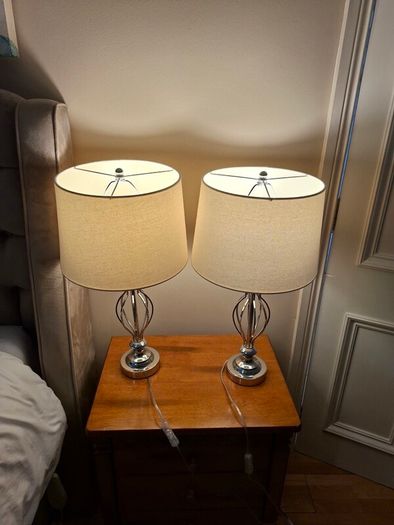 Large Bedside Lamps / Table Lamps Set of Two