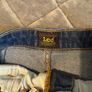 Lee Dark Blue Stella High Rise Wide Leg Jeans 28W31L Image 6