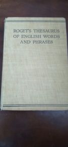 Roget's Thesaurus of English Words and Phrases