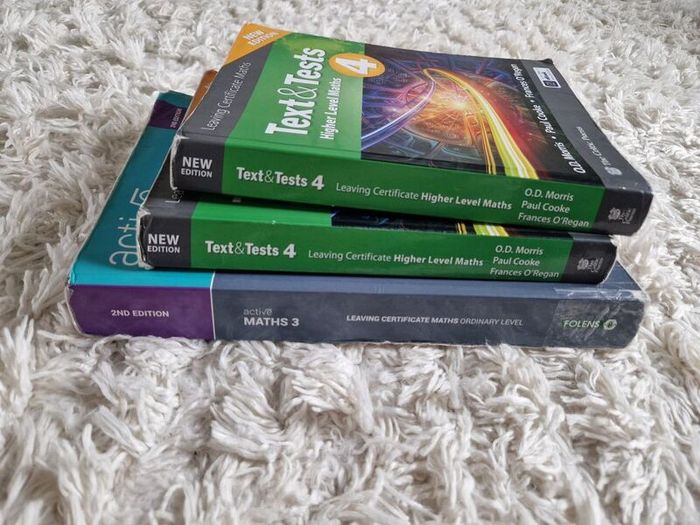 3 Maths Books leaving cert