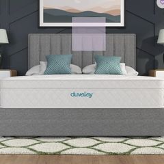 NEW Memory Wool Pocket Sprung Hybrid 2000 Firm Mattres