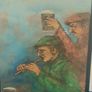 Pair Edward Tomkus watercolours - James Joyce & pub scene Image 8