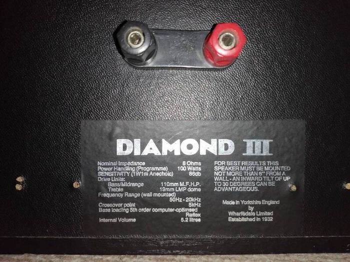 Wharfedale diamond III speaker