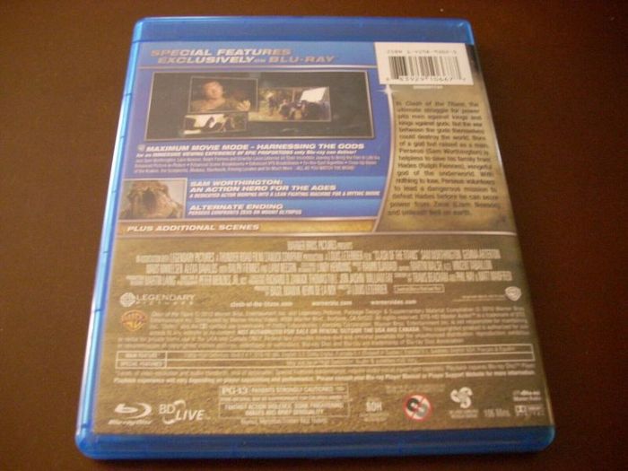 Clash of the Titans Bluray