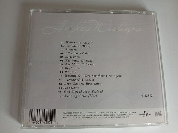 CD Hayley Westenra