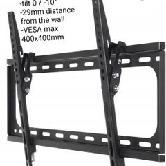 Tv Bracket Wall Mount Flat Tilt 32"-55"