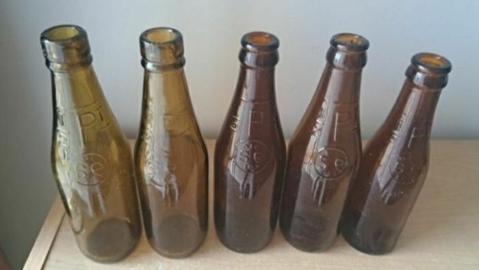 Old 1970s Guinness Bottles
