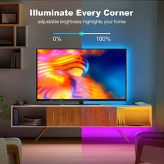 5M/16.4ft TV Background Wall Ambient Light Strip | 3535 Beads, 5V USB,